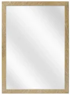 Lustra - Szare drewniane lustro wiszące klasyczne S4-L72 - miniaturka - grafika 1