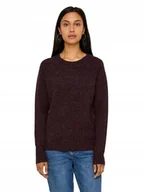 Swetry damskie - VERO MODA BRĄZOWY KLASYCZNY SWETER Z OKRĄGŁYM DEKOLTEM XL 6BA - miniaturka - grafika 1