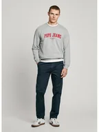 Spodnie męskie - Pepe Jeans Spodnie chino "Poplin" w kolorze granatowym - miniaturka - grafika 1