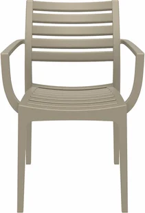 Meble ogrodowe Siesta Artemis Ares 140 cm Taupe 4+1 - Meble gastronomiczne - miniaturka - grafika 9