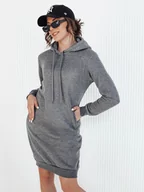 Sukienki - Sukienka bluzowa GARNET ciemnoszara Dstreet EY1429z-S - miniaturka - grafika 1