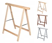 Stoły warsztatowe - Koziołek Drewniany Do Cięcia Drewna Podblatowy Kobyłka Stojak Naturalny Drewno Sosnowe / Wamar-Sosenka - miniaturka - grafika 1