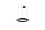 Lampy sufitowe - Wisząca lampa ledowa Marco AZ5044 50W ring czarna biała - miniaturka - grafika 1