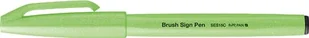 Pentel SES15C-FKX Brush Sign Pen neonowo-zielony, długopis z włókien, końcówka przypominająca pędzel, 1 sztuka - Długopisy - miniaturka - grafika 1