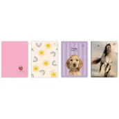 Zeszyty szkolne - Interdruk Zeszyt A5/32K kratka M 70g UV Girls mix (10szt) - miniaturka - grafika 1