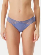 Majtki damskie - Selmark Figi klasyczne 31202 Niebieski - miniaturka - grafika 1