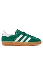 Buty dla chłopców - adidas Sneakersy Gazelle Indoor JS3800 Zielony - miniaturka - grafika 1