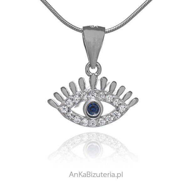 ankabizuteria.pl Zawieszka srebrna OKO PROROKA z cyrkoniami