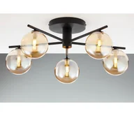 Lampy sufitowe - Jupiter 2047 - Żyrandol natynkowy PRATO 5xG9/10W/230V czarny/beżowy - miniaturka - grafika 1