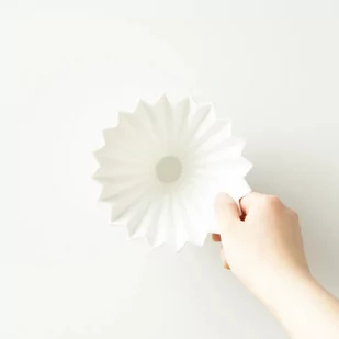 ORIGAMI Ceramiczny Origami Dripper S Biały 99300040 - Zaparzacze i kawiarki - miniaturka - grafika 3
