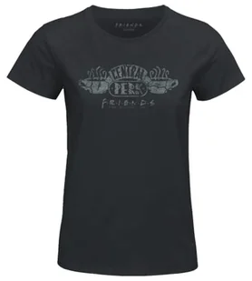 bawełniany podział t-shirt damski, Wyblakły szary, L - Koszulki i topy damskie - miniaturka - grafika 1