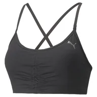 Biustonosze - Damski Stanik sportowy PUMA LOW IMPACT STUDIO FOUNDATION BRA 52160201 – Czarny - miniaturka - grafika 1