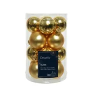 Bombki - Bombki szklane mix 3,5 cm złote - miniaturka - grafika 1