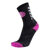 Skarpetki damskie - For.Bicy Urban Cycling damskie skarpety rowerowe wielokolorowa Black/Pink/White 39-42 - miniaturka - grafika 1