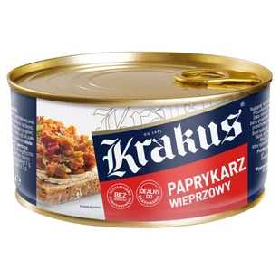 Paprykarz Wieprzowy 300 g Krakus - Pasztet i przetwory mięsne - miniaturka - grafika 1
