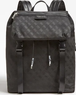 Guess Guess, Salameda, Polyester, Backpack, Black, Laptop Compartiment, Unisex Unisex - Torby na laptopy - miniaturka - grafika 1