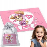 Puzzle - PUZZLE IMIĘ 12 el. SKYE PSI PATROL PREZENT NA ŚWIĘTA DZIECKA DO PRZEDSZKOLA - miniaturka - grafika 1