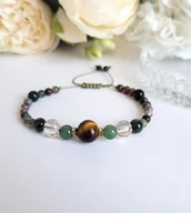 Bransoletki - BLIŹNIĘTA- Bransoletka zodiakalna regulowana - miniaturka - grafika 1