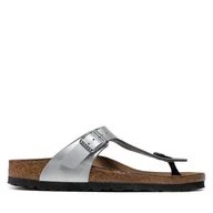 Klapki i japonki damskie - Japonki Birkenstock Gizeh Bs 0043853 Srebrny - miniaturka - grafika 1