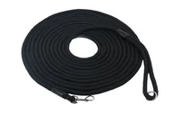 Smycze dla psów - SMYCZ DLA PSA LINA TRENINGOWA 10M CZARNA - miniaturka - grafika 1
