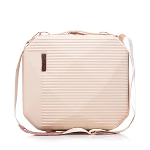 Kuferek Semi Line T5820-2 Beżowy - Kosmetyczki, organizery i kuferki - miniaturka - grafika 1