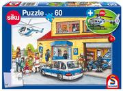 Puzzle - Schmidt Puzzle 60 Siku Helikopter (policja) + zabawka G3 - miniaturka - grafika 1