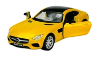 Samochody i pojazdy dla dzieci - BBURAGO MERCEDES-AMG GT ŻÓŁTY 1:32 43000 - miniaturka - grafika 1