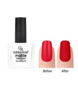 Lakiery do paznokci - Golden Rose Matte Top Coat matowy utwardzacz do paznokci 10,5ml - miniaturka - grafika 1