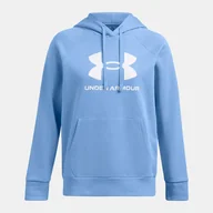 Bluzy sportowe damskie - Bluza damska Under Armour Rival Fleece Big Logo Hoody - miniaturka - grafika 1