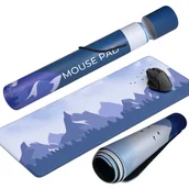 Podkładki pod mysz - Gembird Podkładka pod myszkę 80x40 cm Mountains Góry Gamingowa Wodoodporna - miniaturka - grafika 1