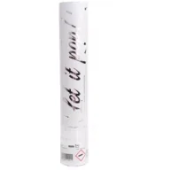 Dekoracje sali - Armatka konfetti folia czterokątna srebro 28cm - miniaturka - grafika 1