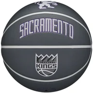 Koszykówka - Wilson NBA Team City Collector Sacramento Kings Ball WZ4016426ID, unisex, piłki do koszykówki, Szare - miniaturka - grafika 1