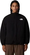 Kurtki damskie - THE NORTH FACE Yumiori damska kurtka dwustronna, Tnf Black/White Dune, L - miniaturka - grafika 1