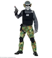 Stroje karnawałowe - Strój dla dzieci, szkielet żołnierza, rozmiar 128 - miniaturka - grafika 1