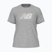 Koszulki i topy damskie - Koszulka damska New Balance Jersey Logo athletic grey - miniaturka - grafika 1