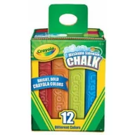 Przybory szkolne - Crayola Washable Sidewalk chalk-Assorted Colors 12/PKG 51-2012 - miniaturka - grafika 1