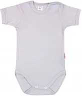 Body dla niemowląt - Body KRÓTKI rękaw rękawek POPIEL r 68 KLEKLE - miniaturka - grafika 1