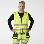 Kamizelki męskie - Helly Hansen Waistcoat HELLY HANSEN Alna 2.0 Cons. Vest, yellow 2XL - miniaturka - grafika 1