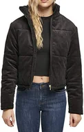 Kurtki damskie - Urban Classics Damska kurtka zimowa kurtka sztruksowa Corduroy Puffer kurtka ze stójką, krótki krój, Art kurtka puchowa, rozmiar XS do 5XL - miniaturka - grafika 1