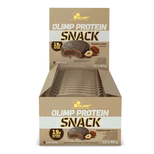Olimp Protein Snack - 12 x 60 g Hazelnut Cream - Odżywki białkowe - miniaturka - grafika 1