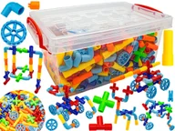 Klocki - Zestaw Klocki Konstrukcyjne, Kolorowy Dla Dzieci - miniaturka - grafika 1