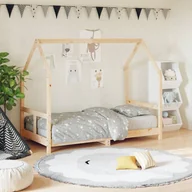 Łóżeczka i kojce - Rama łóżka dziecięcego, 80x160 cm, drewno sosnowe  Lumarko! - miniaturka - grafika 1