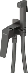 Deante Bateria bidetowa podtynkowa Blur titanium BQL_D34M - Baterie bidetowe - miniaturka - grafika 1