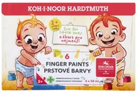 Farby i media malarskie - Farby do malowania palcami 6x50ml - miniaturka - grafika 1