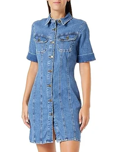 Lee Damska koszulka Rider Casual Dress, Majestic Wave, M - Koszulki i topy damskie - miniaturka - grafika 1
