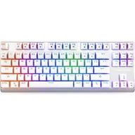 Klawiatury - MODECOM VOLCANO LANPARTY RGB Outemu Brown biała - miniaturka - grafika 1