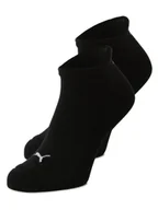 Skarpetki damskie - Puma Damskie skarpetki do trampek w 2-paku Kobiety Bawełna czarny jednolity, 35-38 - miniaturka - grafika 1