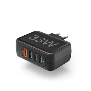 Hama 4x USB 33 W czarny 210537 - Ładowarki do telefonów - miniaturka - grafika 1