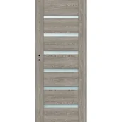 Drzwi wewnętrzne - Skrzydło drzwiowe Apus dąb szary pokój 80P - miniaturka - grafika 1