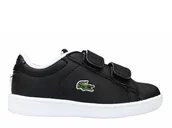 Buty dla dziewczynek - Buty dziecięce Lacoste 739SUI0005312 CARNABY EVO STRAP 120 1 Czarne - miniaturka - grafika 1